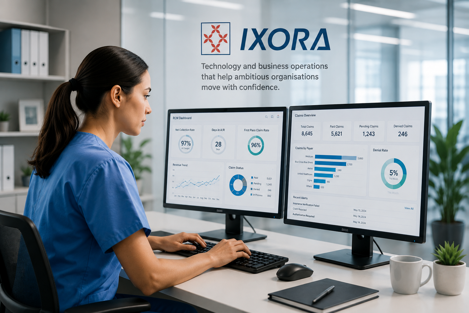 Healthcare revenue cycle analytics and operations